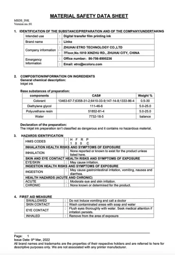 MSDS