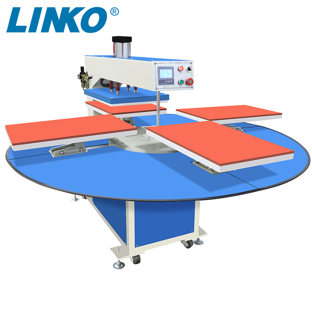 4 Station Heat Press Machine Automatic Pneumatic | Linko