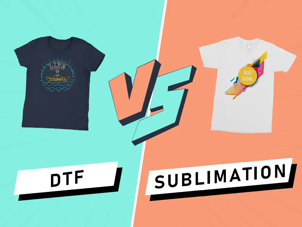 DTF vs Sublimation Printing