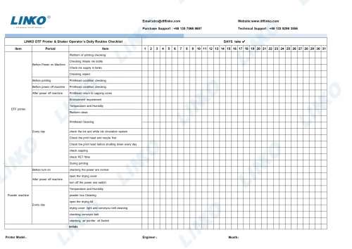 Dagelijkse routine checklist